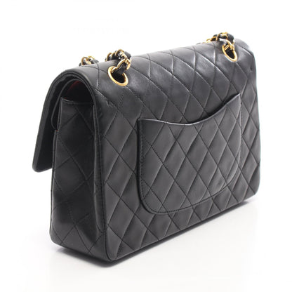CHANEL Matelassé Double Flap Bag Black