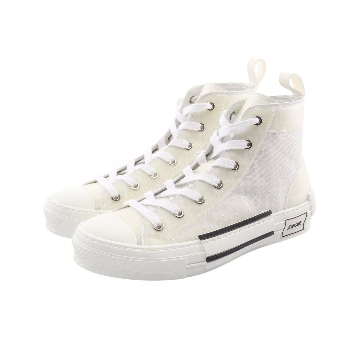 Dior B23 High Oblique Sneakers White Size EU 39