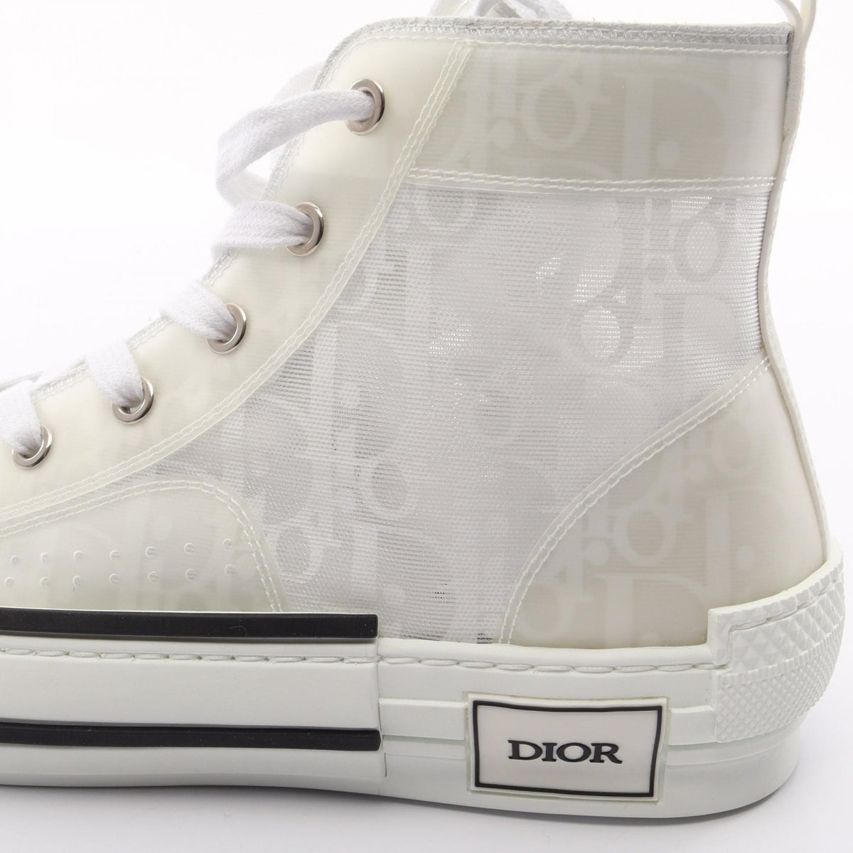 Dior B23 High Oblique Sneakers White Size EU 39