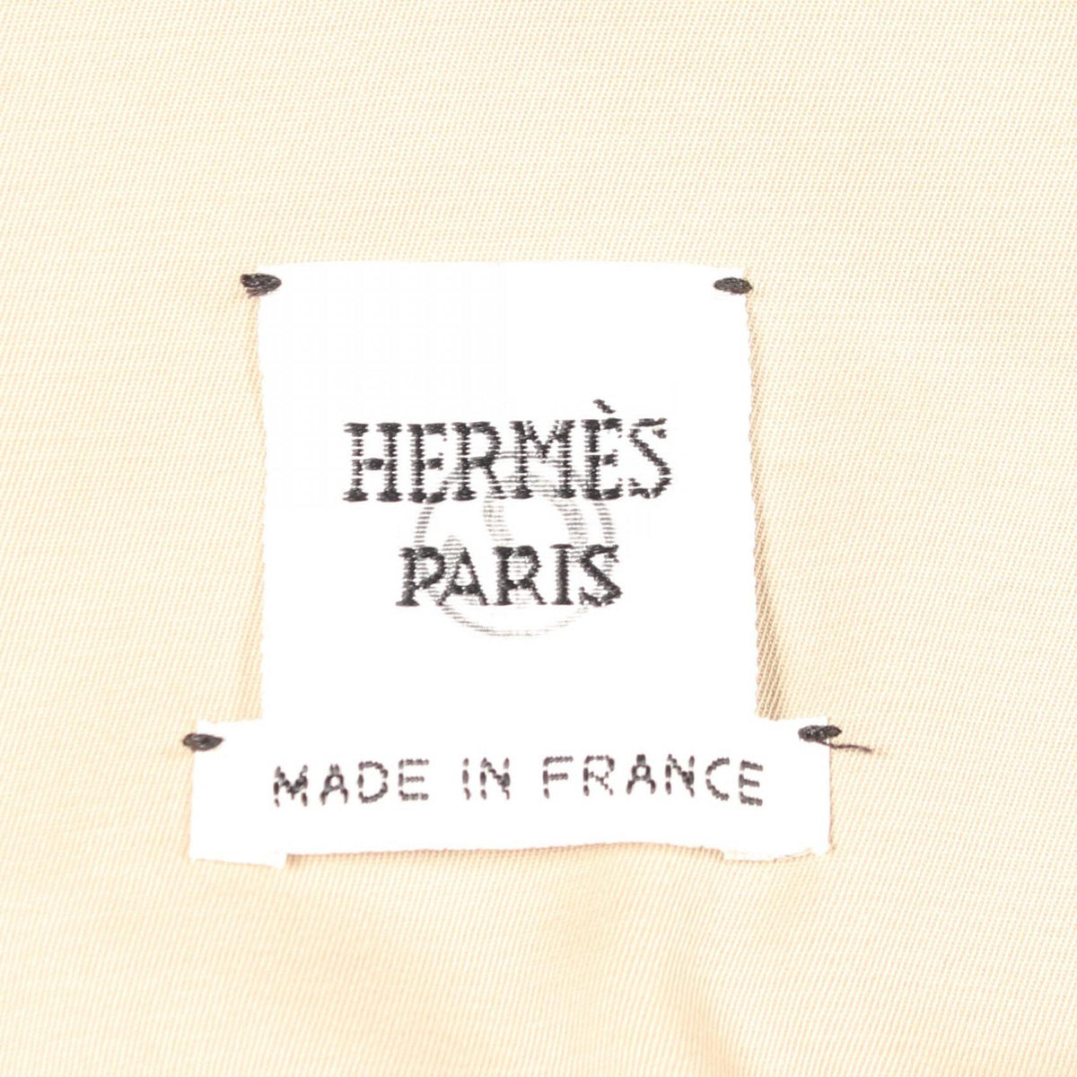HERMES Sleeveless Cotton Jumpsuit Beige Size 36