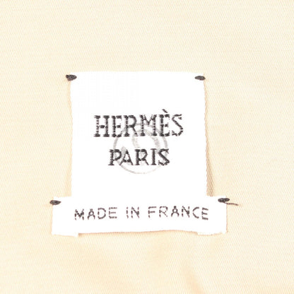 HERMES Sleeveless Cotton Jumpsuit Beige Size 36