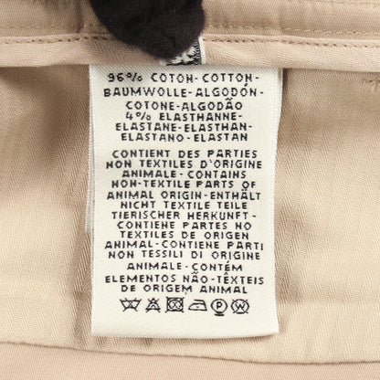 HERMES Sleeveless Cotton Jumpsuit Beige Size 36