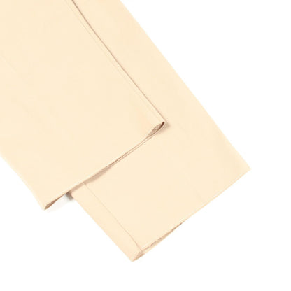 HERMES Sleeveless Cotton Jumpsuit Beige Size 36