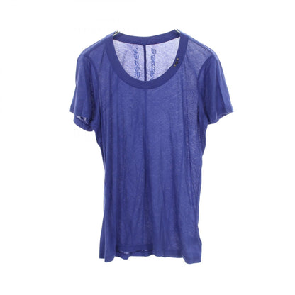 CHROME HEARTS Blue Vertical Logo Cotton T-Shirt Size S
