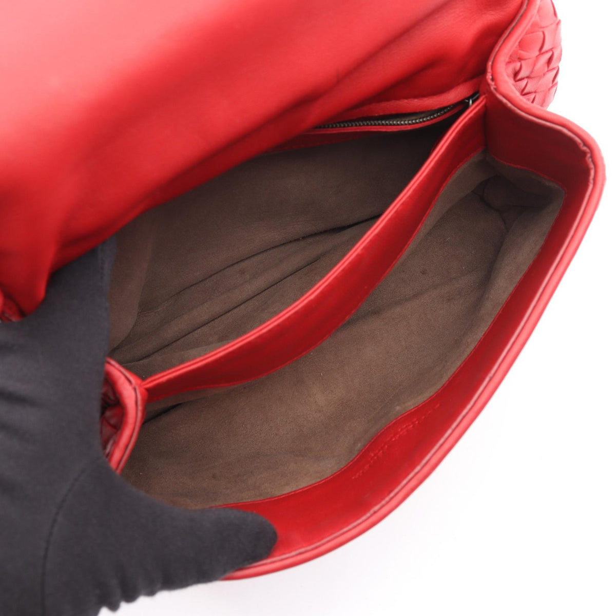 BOTTEGA VENETA Small Olimpia Bag Red