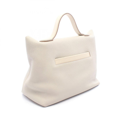 HERMES 24/24 35 Togo Leather Pearl Gray Handbag