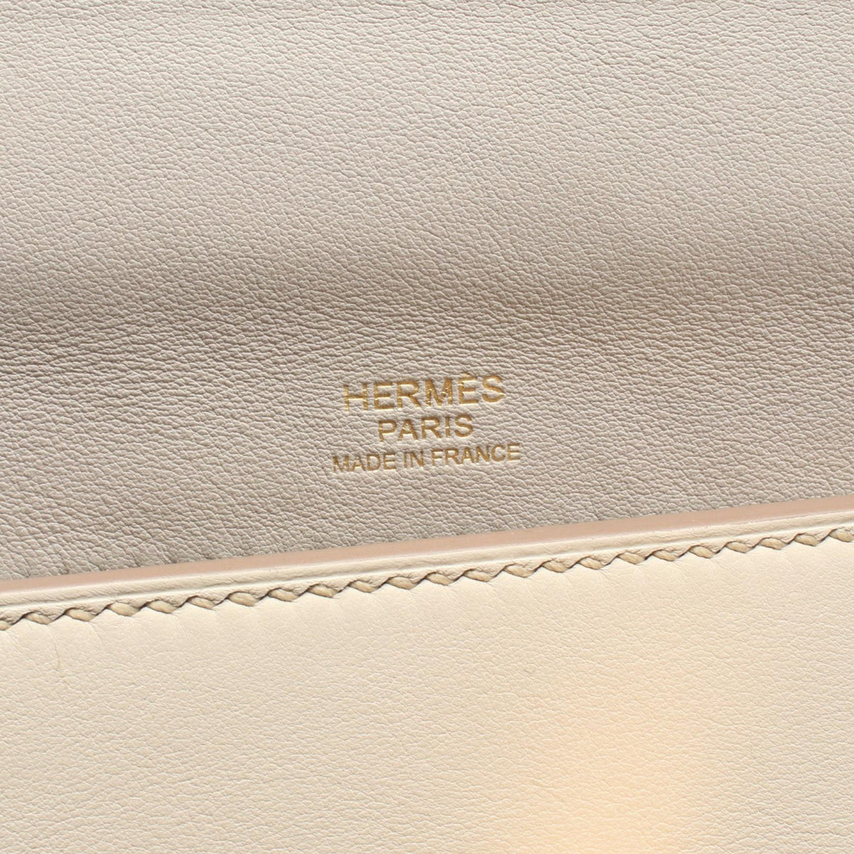 HERMES 24/24 35 Togo Leather Pearl Gray Handbag
