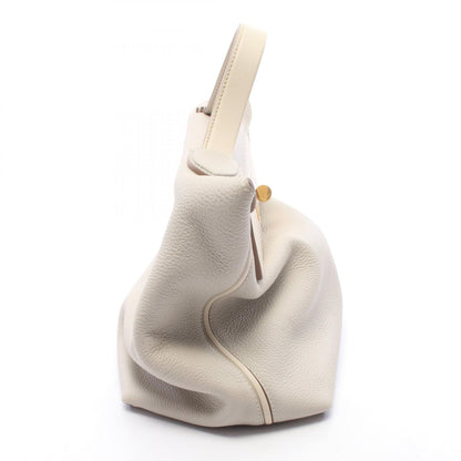 HERMES 24/24 35 Togo Leather Pearl Gray Handbag