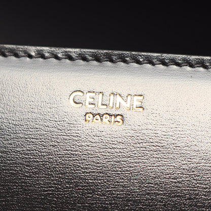 CELINE Triomphe Medium 2WAY Bag Black