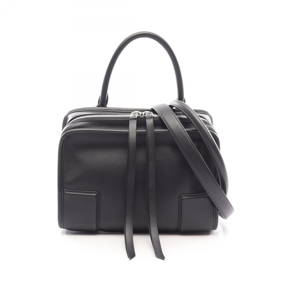 LOEWE Amazona 180 Small Black Leather Handbag