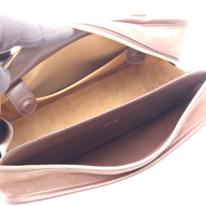 LOEWE Amazona 180 Large 2WAY Suede Brown Handbag
