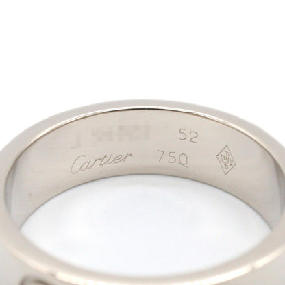 CARTIER Love Ring K18 White Gold Size JP 10.5