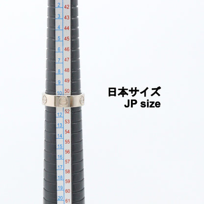 CARTIER Love Ring K18 White Gold Size JP 10.5