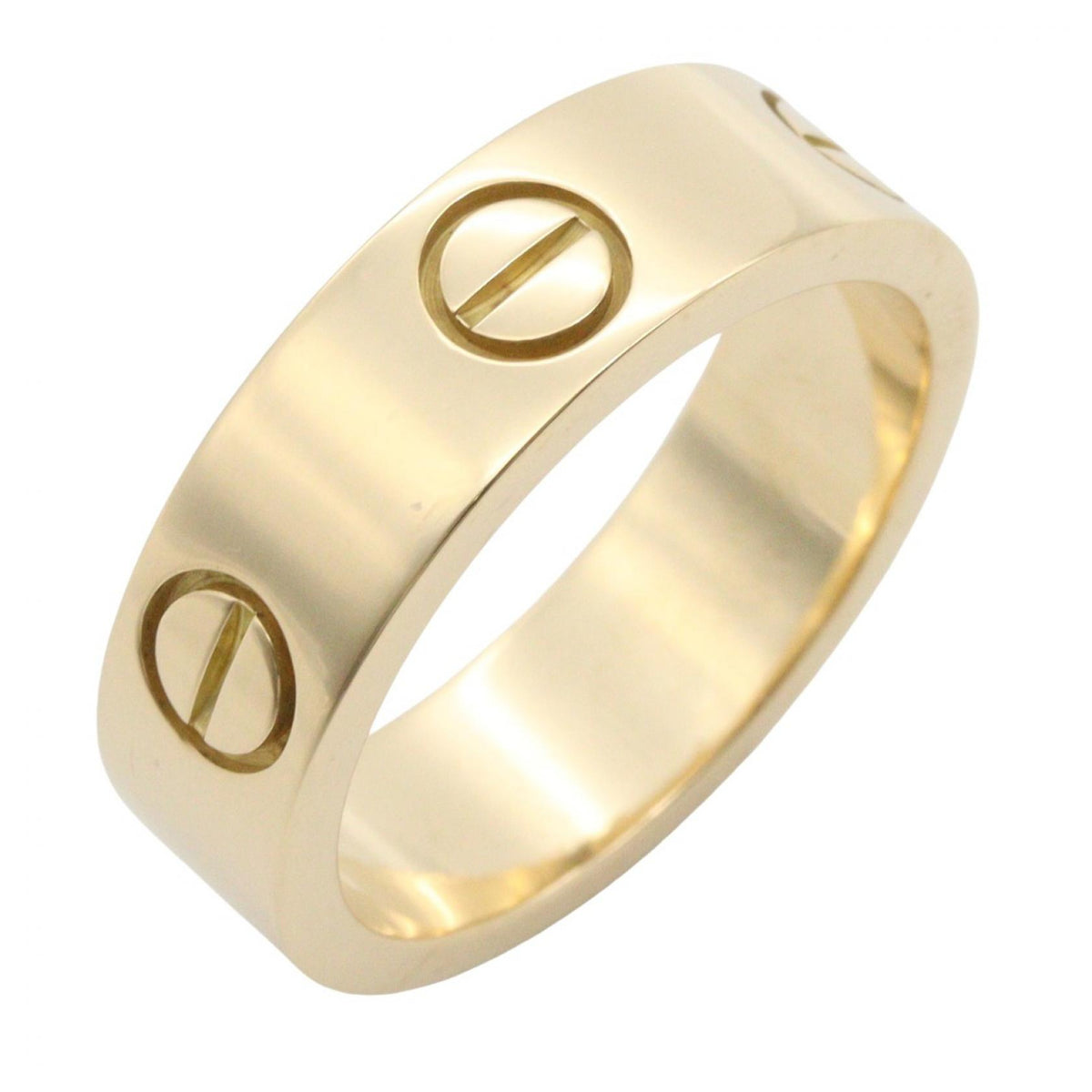 CARTIER Love Ring K18 Yellow Gold Size JP 9.5