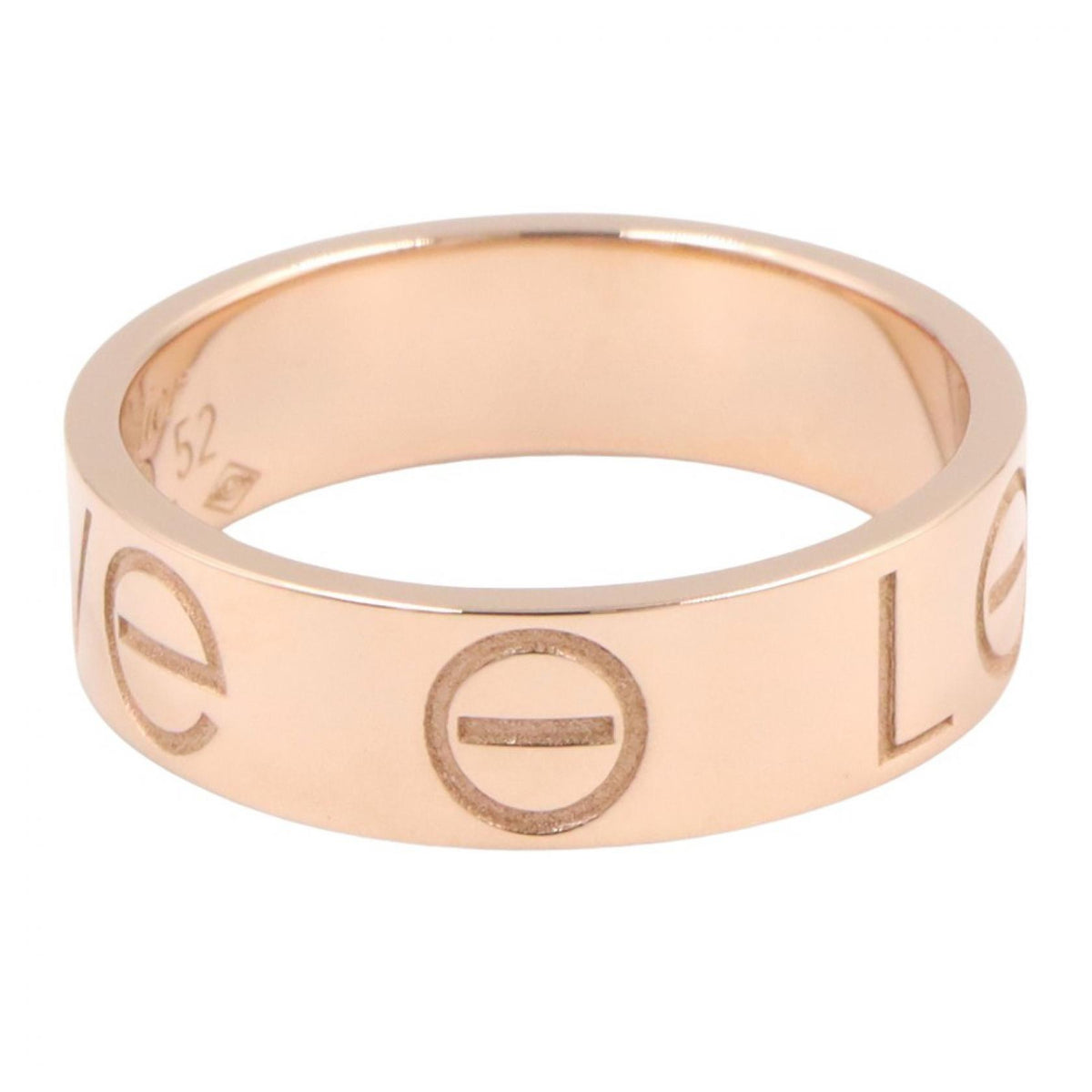 CARTIER Love Ring K18PG Rose Gold Size JP 11.5
