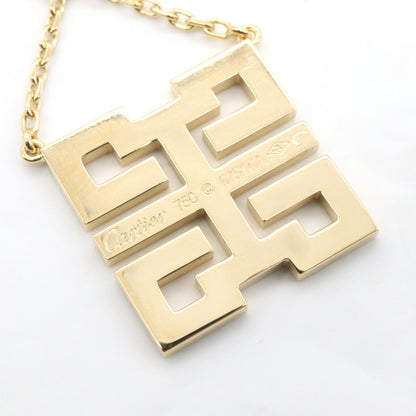 CARTIER Wishknot Mini K18 Diamond Necklace