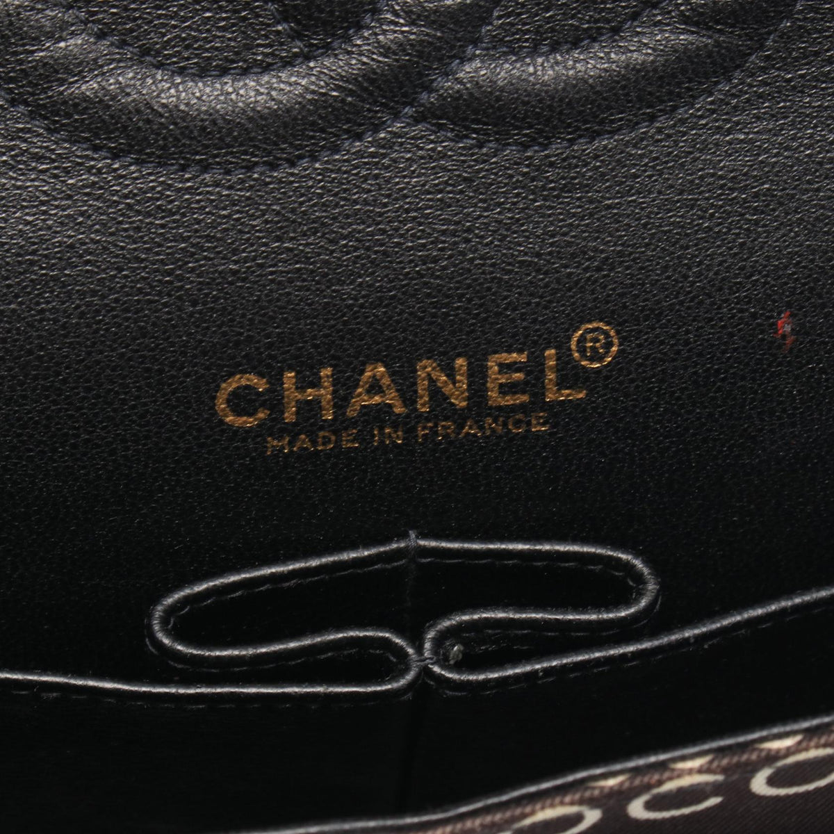 CHANEL Black Matelasse W Flap Shoulder Bag
