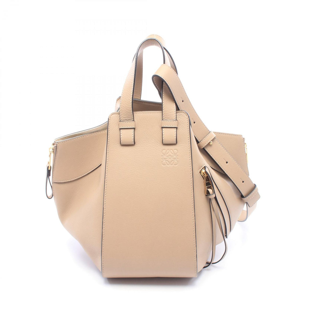LOEWE Hammock Small 2-Way Beige Handle Bag