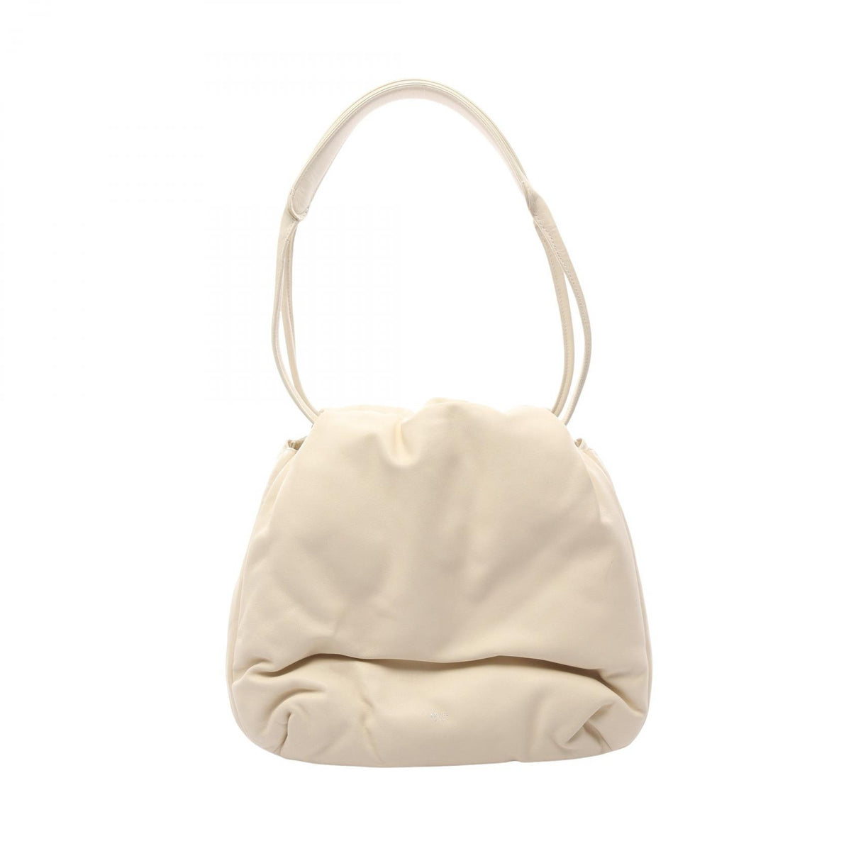 CELINE Pillow Bag Leather Bag White