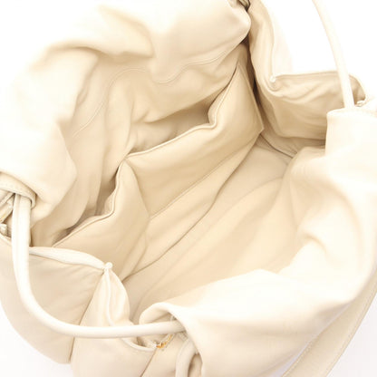CELINE Pillow Bag Leather Bag White