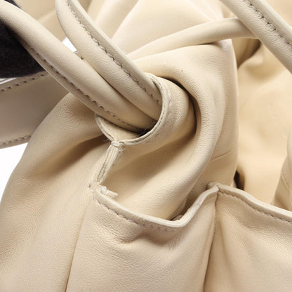CELINE Pillow Bag Leather Bag White
