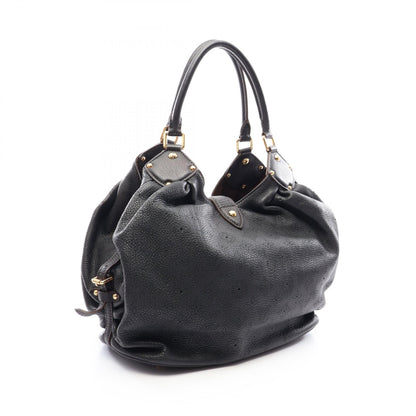 LOUIS VUITTON Mahina L Leather Bag Black