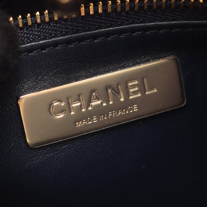 CHANEL 31 2WAY Leather Shoulder Navy Blue Shoulder Bag