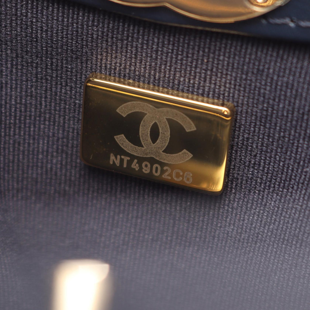 CHANEL 31 2WAY Leather Shoulder Navy Blue Shoulder Bag