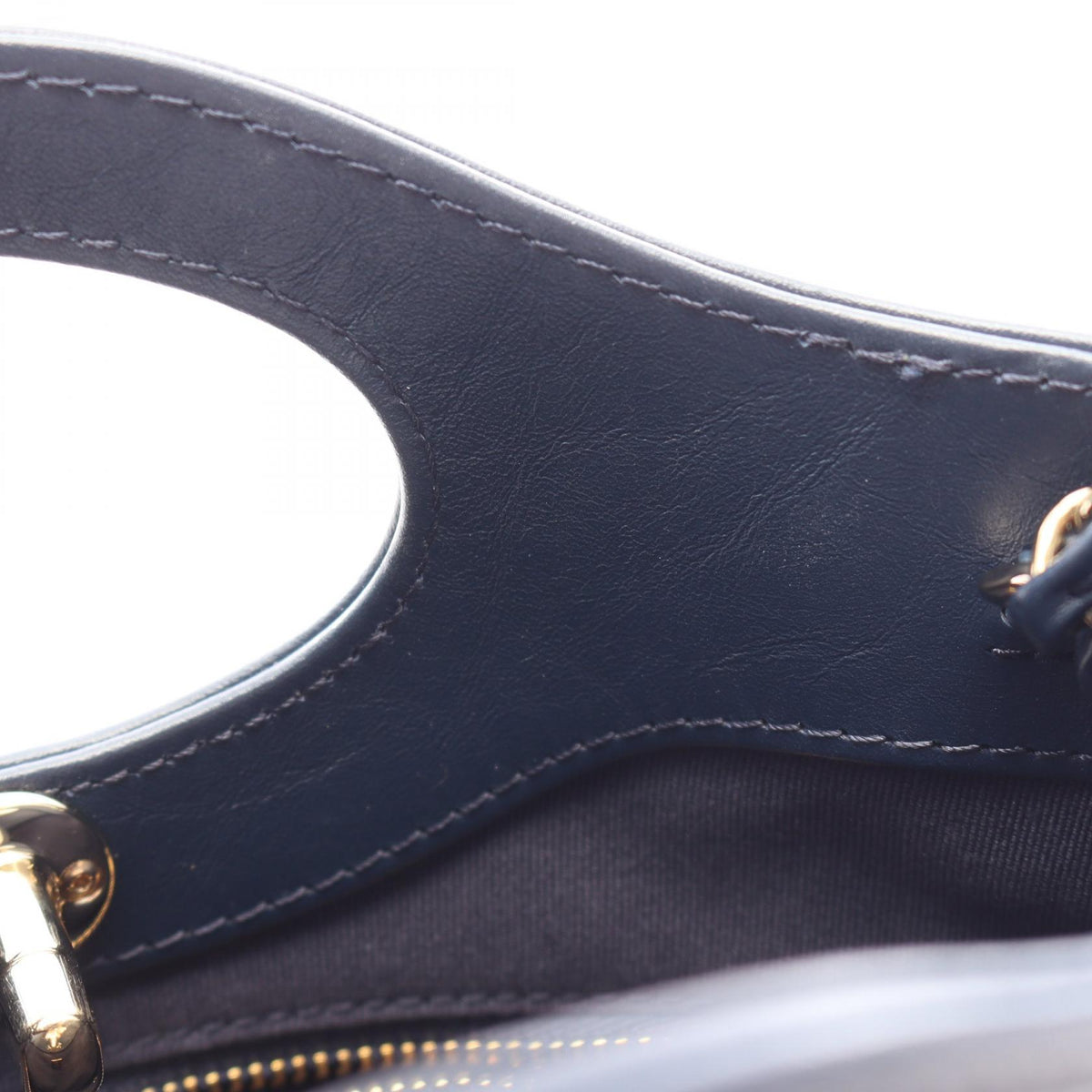 CHANEL 31 2WAY Leather Shoulder Navy Blue Shoulder Bag