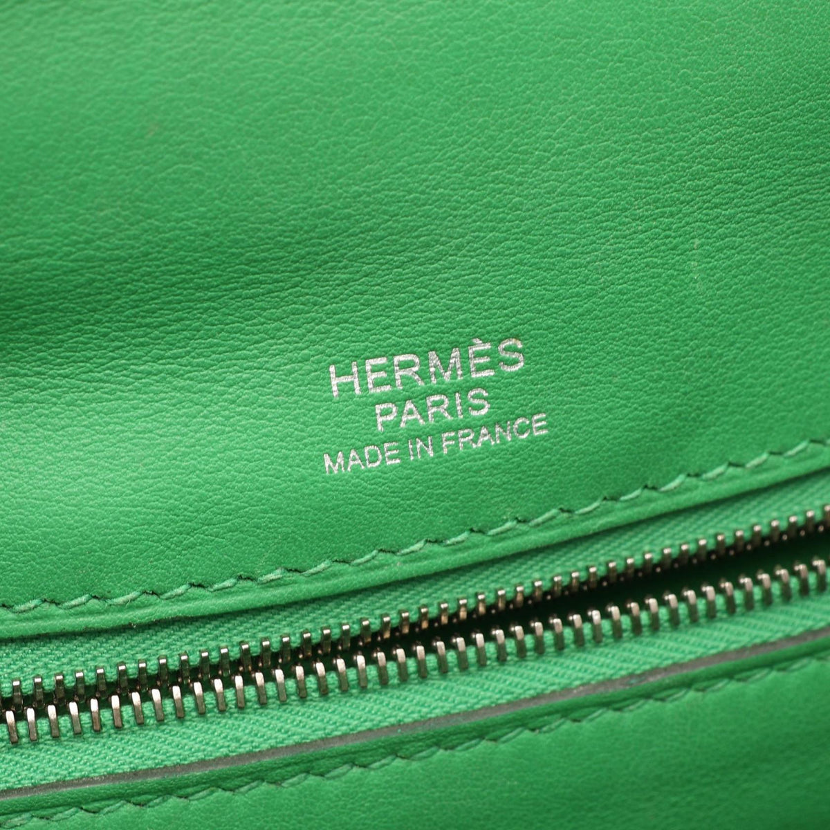 HERMES 24/24 29 Togo Swift Handbag Green