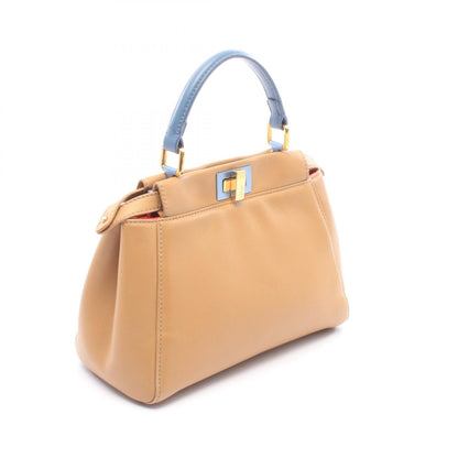 FENDI Mini Peekaboo 2-Way Bag Brown