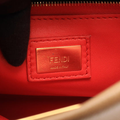FENDI Mini Peekaboo 2-Way Bag Brown