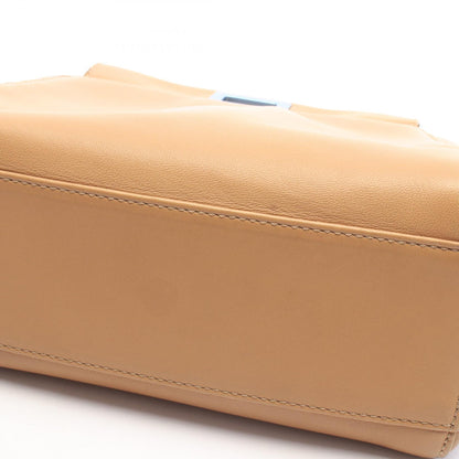 FENDI Mini Peekaboo 2-Way Bag Brown