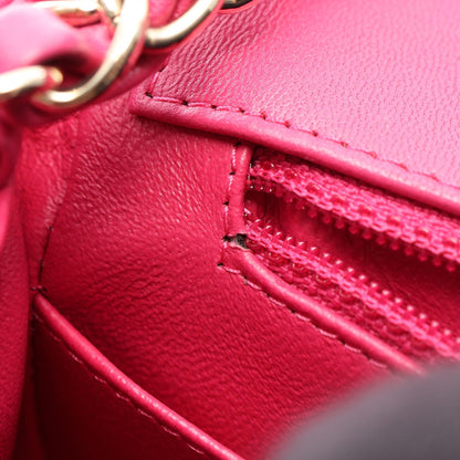 CHANEL Mini Matelasse Lambskin Bag Pink