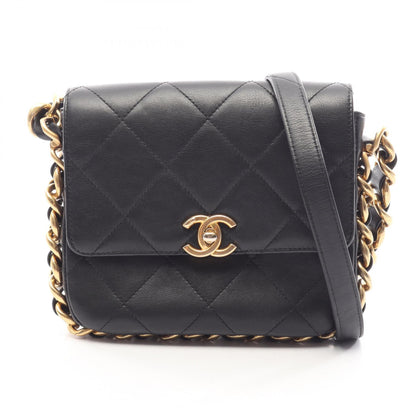 CHANEL Matelasse Small Flap Bag Black