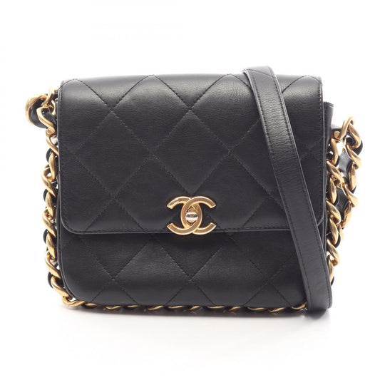 CHANEL Matelasse Small Flap Bag Black
