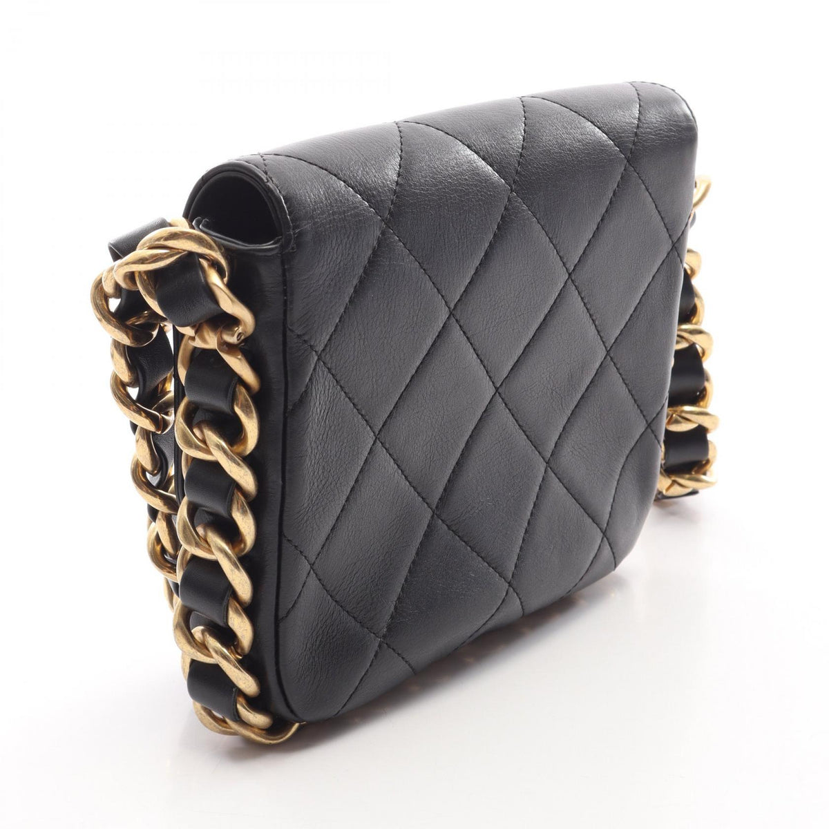 CHANEL Matelasse Small Flap Bag Black