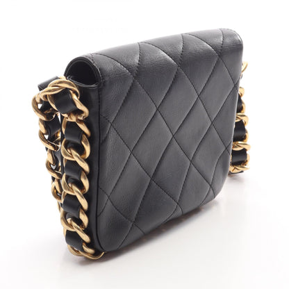 CHANEL Matelasse Small Flap Bag Black