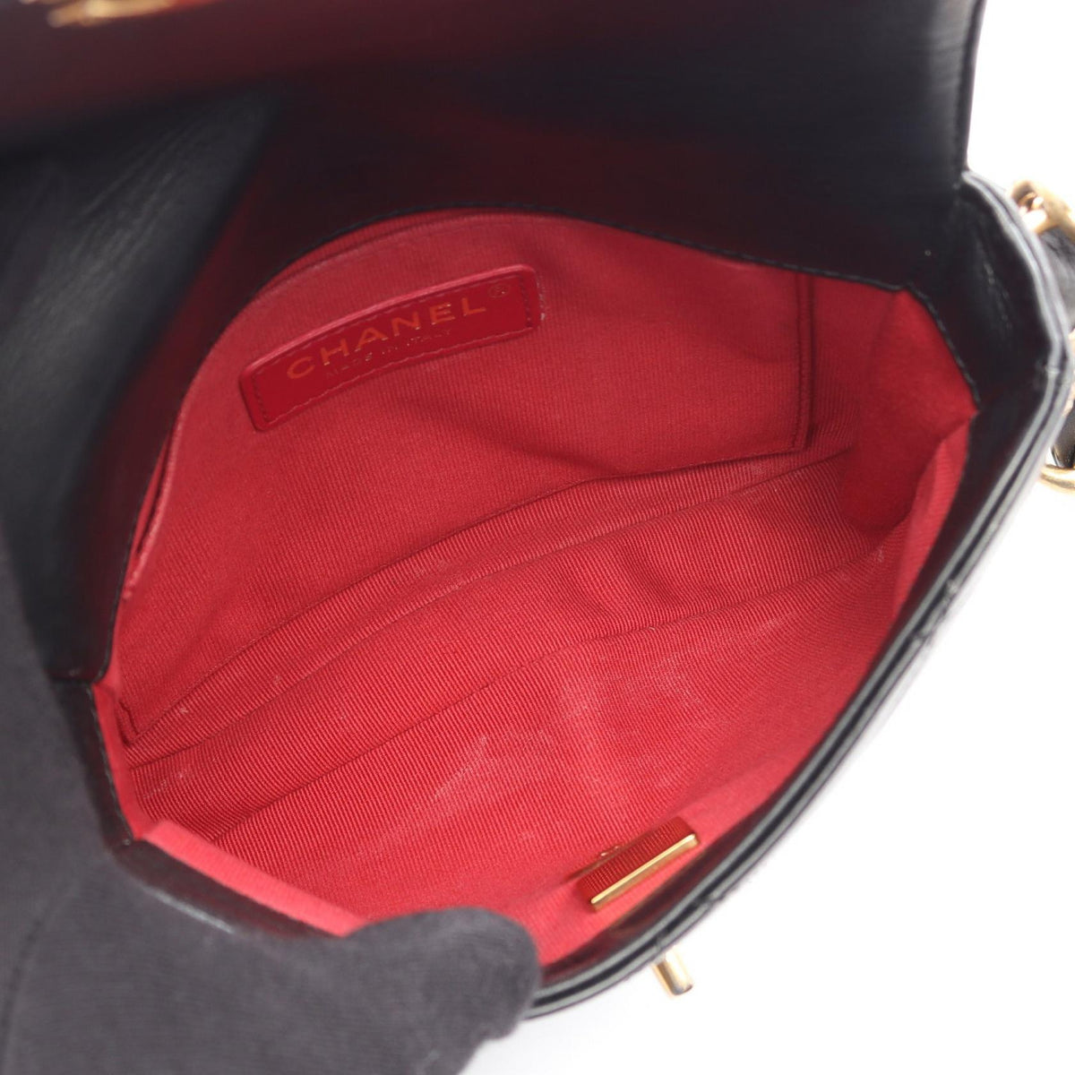 CHANEL Matelasse Small Flap Bag Black