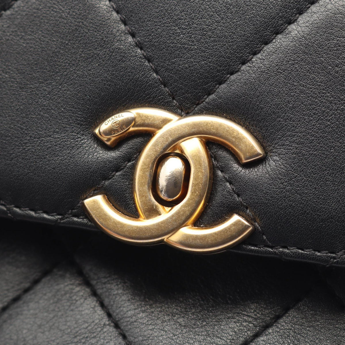 CHANEL Matelasse Small Flap Bag Black