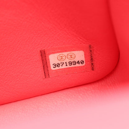 CHANEL Pink Lambskin Mini Shoulder Bag