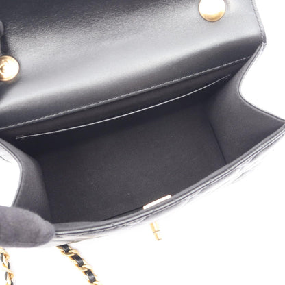 CHANEL Matelasse Lambskin Bag Black