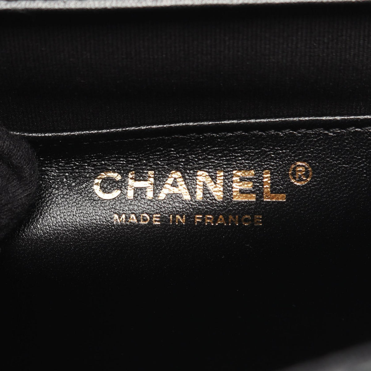 CHANEL Matelasse Lambskin Bag Black