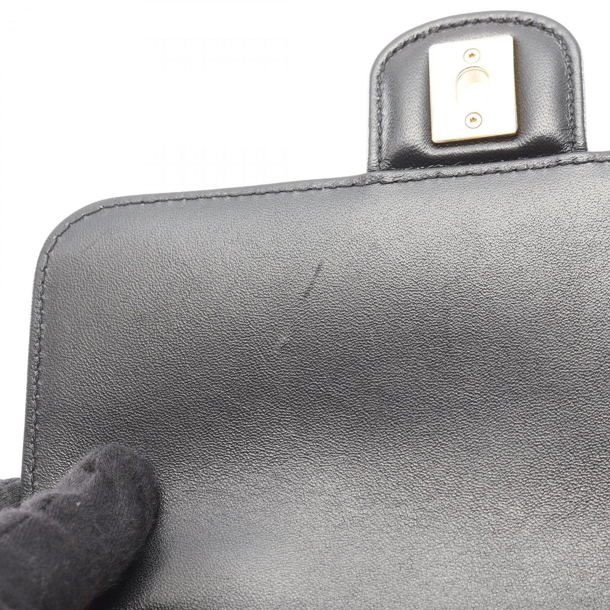 CHANEL Matelasse Lambskin Bag Black