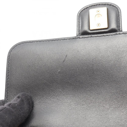 CHANEL Matelasse Lambskin Bag Black