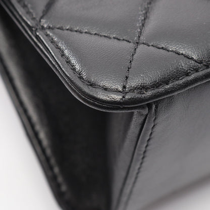 CHANEL Matelasse Lambskin Bag Black