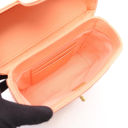 CHANEL Matelasse Small Caviar Bag Pink