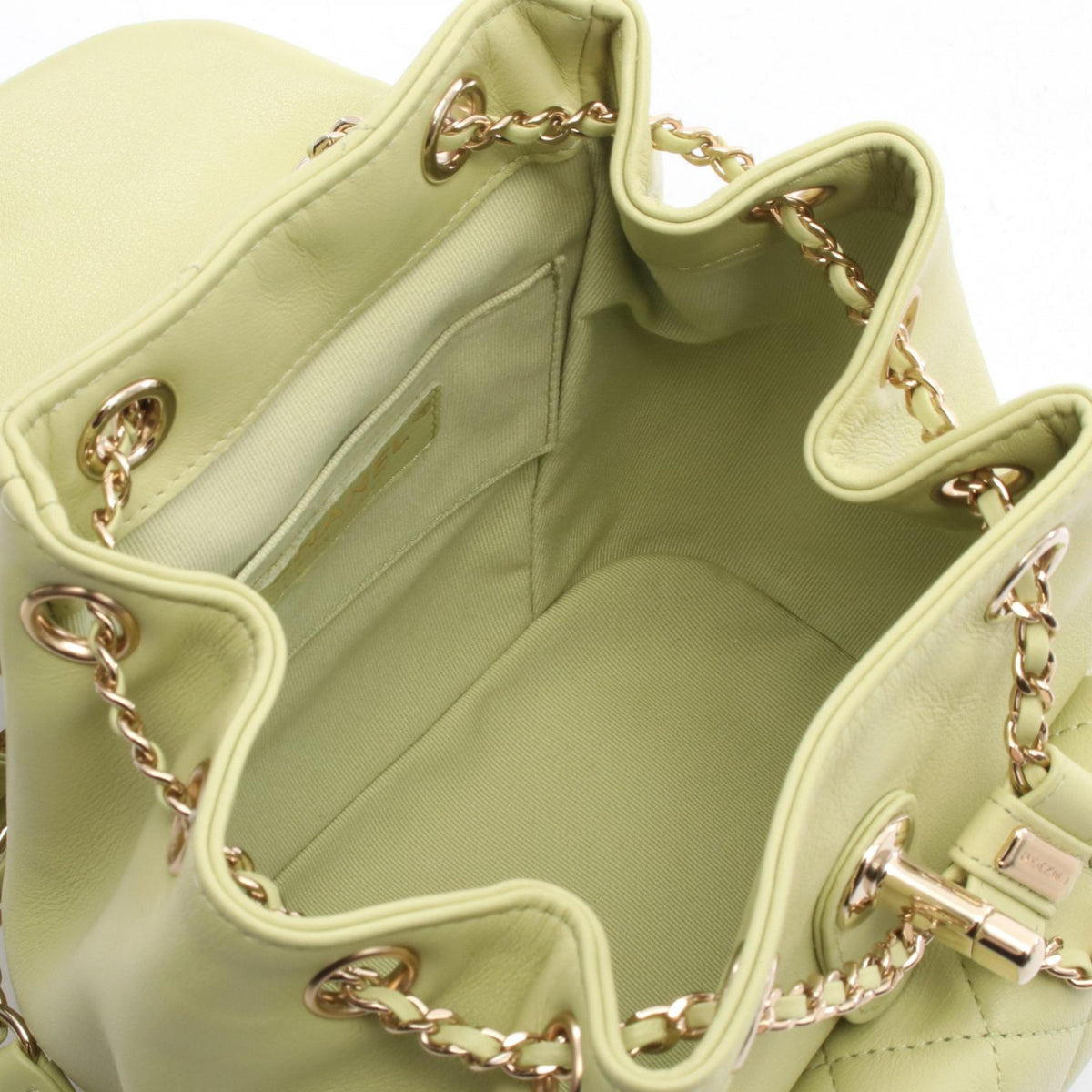 CHANEL Matelasse Leather Gold Hardware Backpack