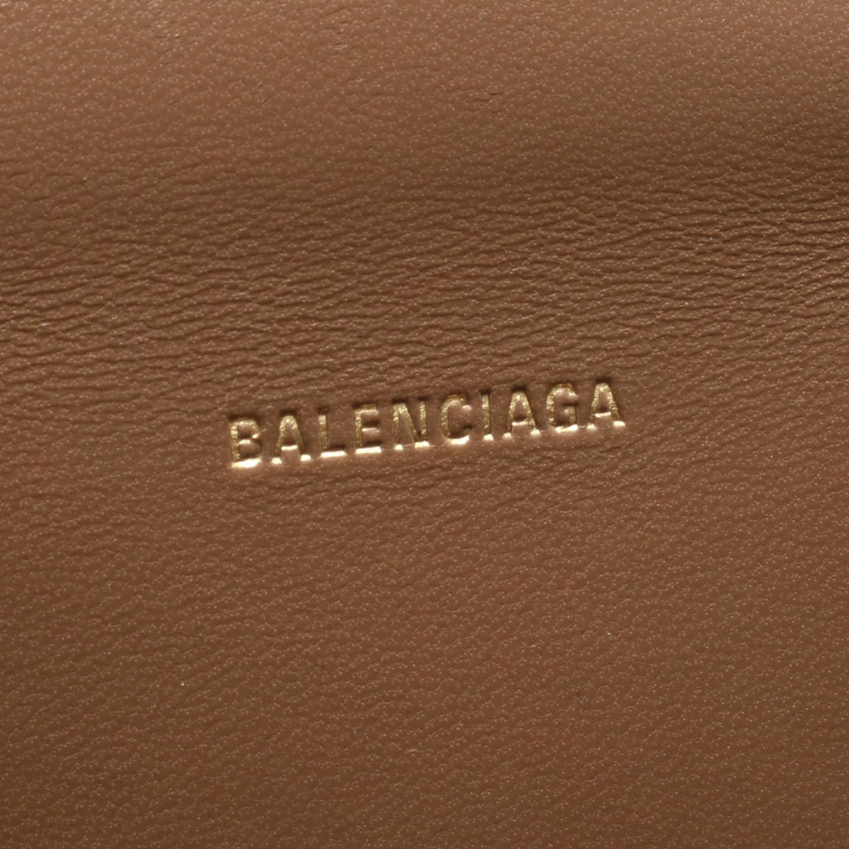 BALENCIAGA HOURGLASS XS 2-Way Bag Beige