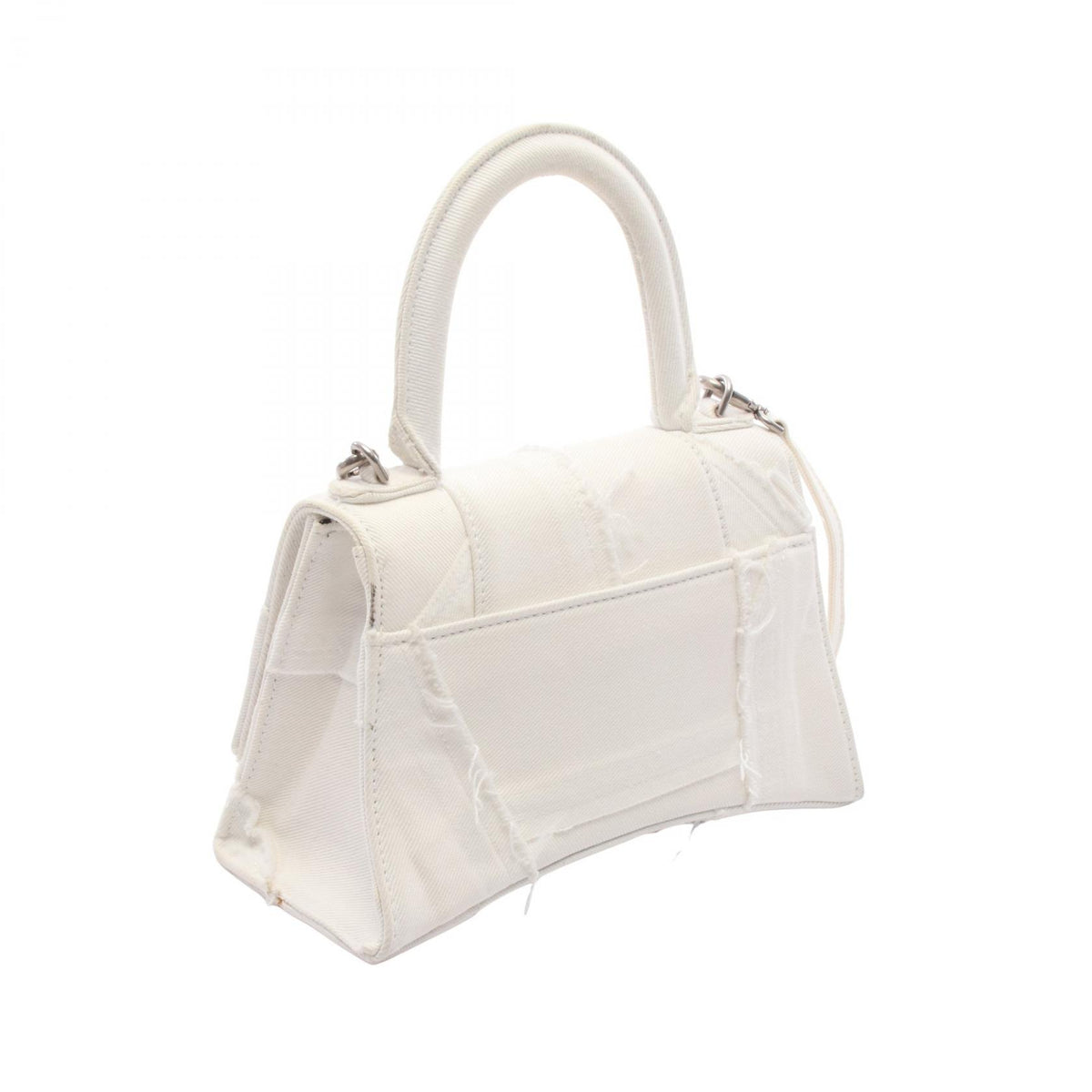 BALENCIAGA Hourglass Small Handbag White